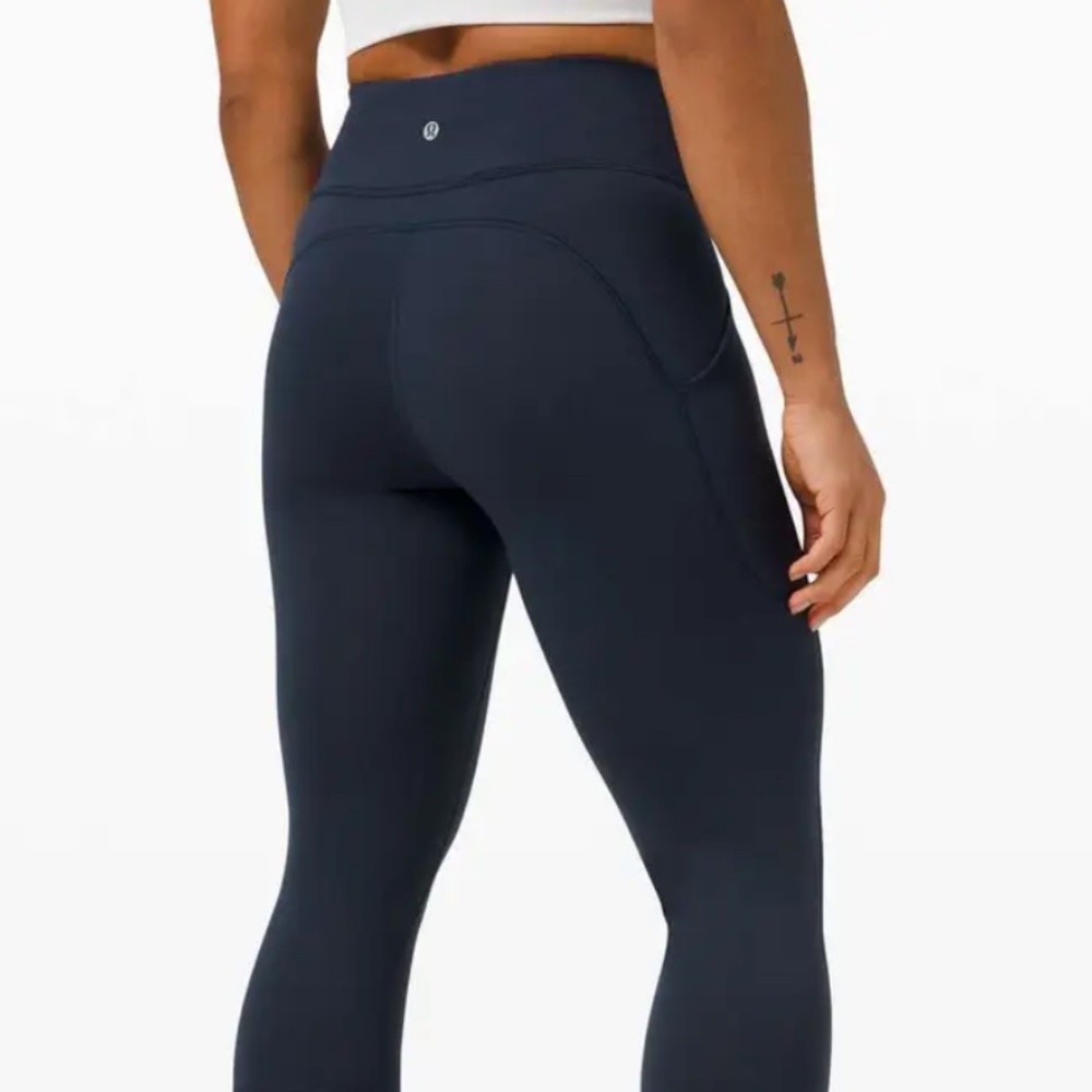 Lululemon Invigorate High Rise Leggings True Navy 4